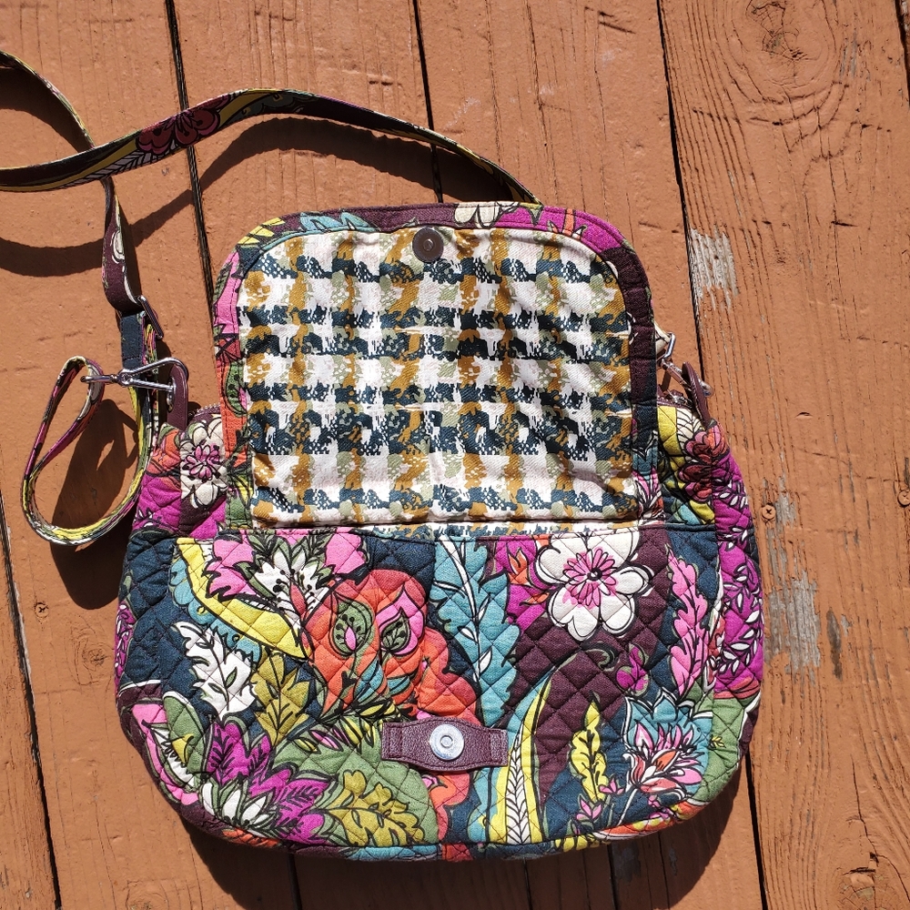 Vera Bradley Quilted Leaves Shoulder Bag - Picture 3 of 4